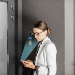 Guest trying to enter a building